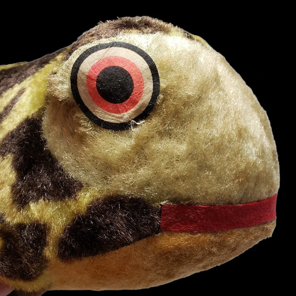 Vintage Benjie Toy Plush Frog Stuffed Animal Los Angeles CA Carnival‎ Prize